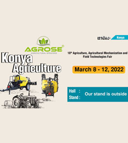 We are at the 18th Agriculture Fair on 08-12 March 2022