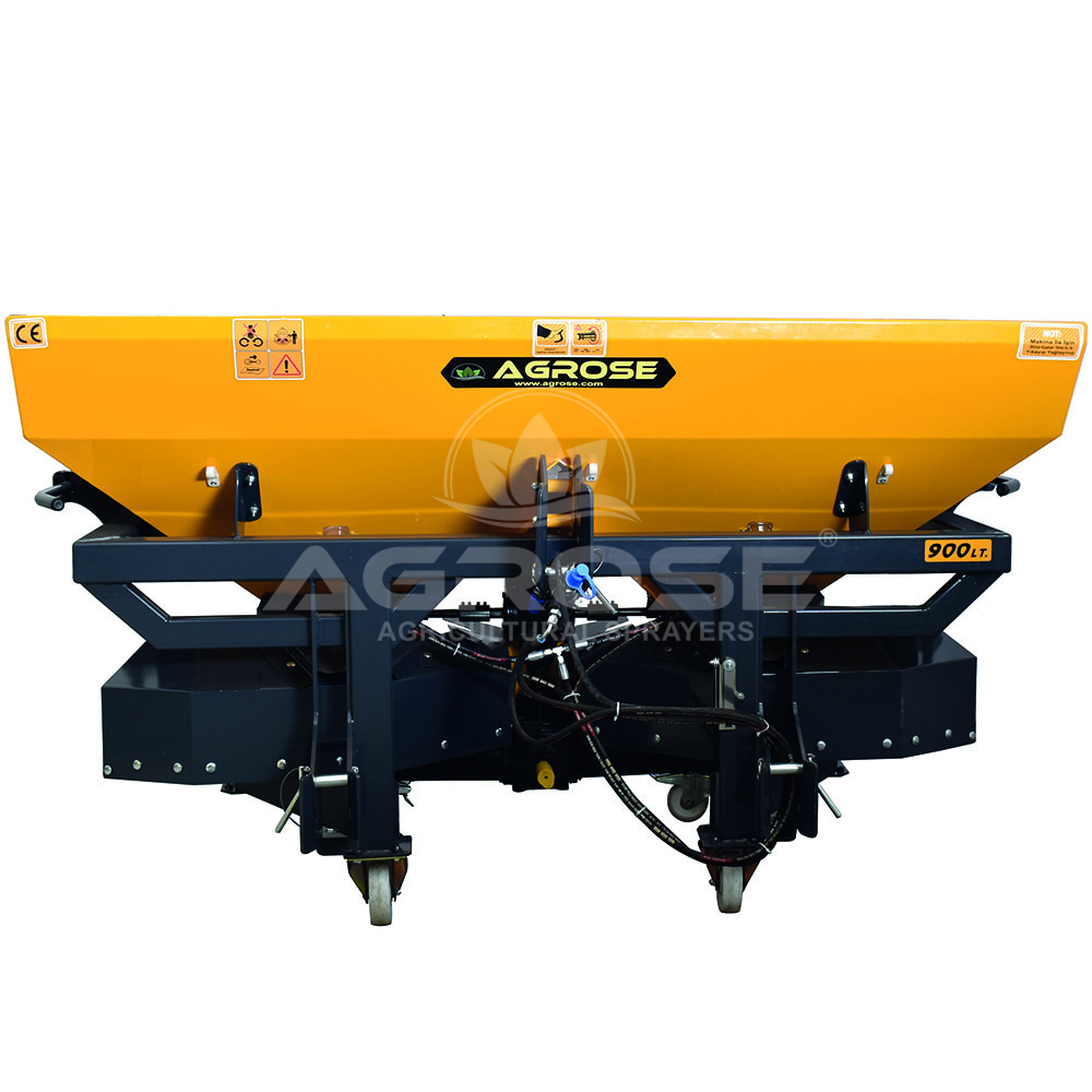 MOUNTED TYPE FERTILIZER SPREADER HORIZONTAL MIXER 900 LT.