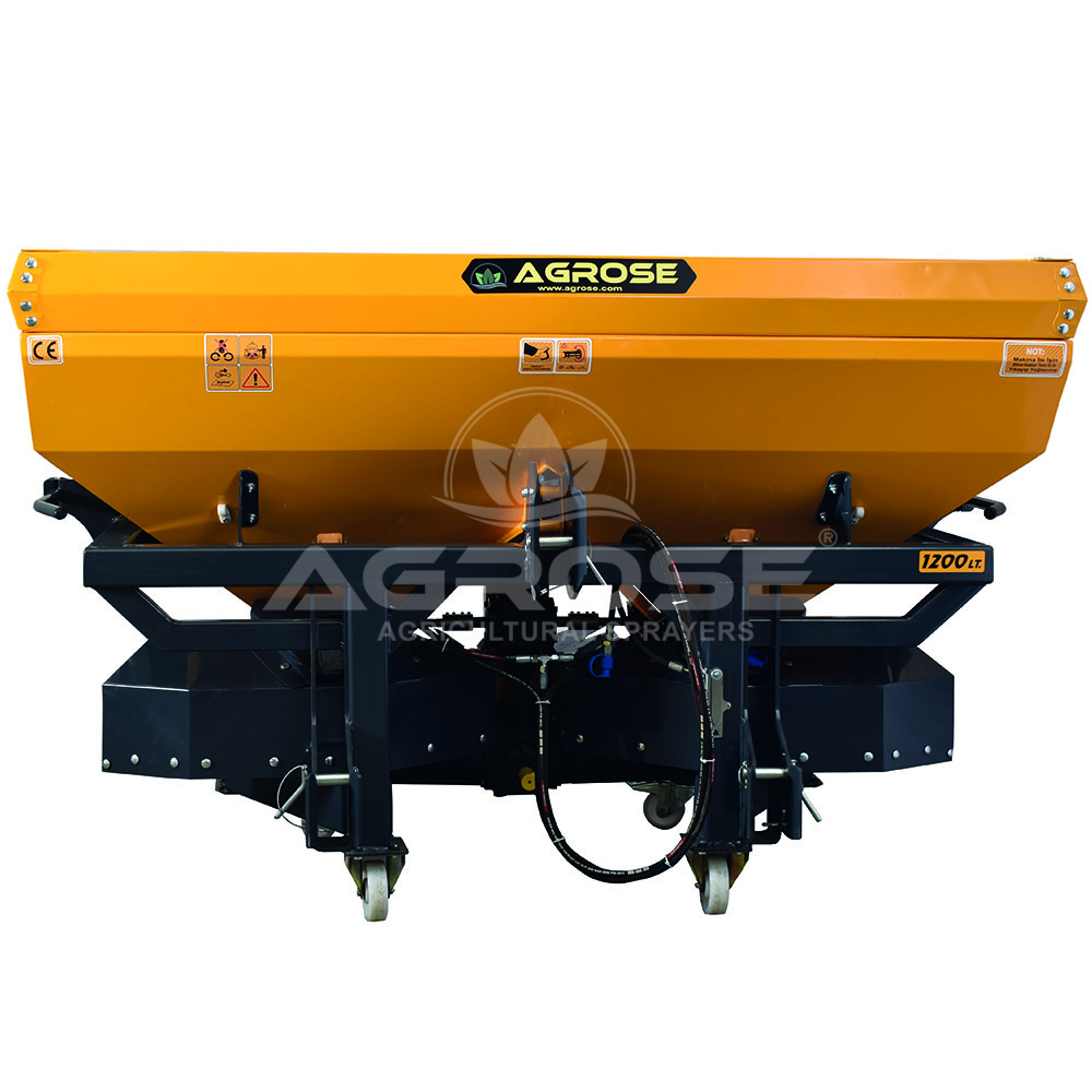 MOUNTED TYPE FERTILIZER SPREADER HORIZONTAL MIXER 1500 LT.